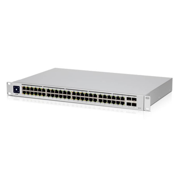 Ubiquiti USW-48-POE UniFi Switch 48 PoE ports including 32 802.3at PoE+ ports and 4 SFP ports - 1