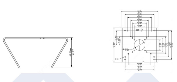 LTS VSPM963 Pole Mount for VSIP9643W-SZ - 3