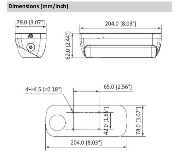 Dahua DH-IPC-HDW8341XN-3D-S2 3MP IR H.265+ People Counting Dual Sensor IP Security Camera - 8