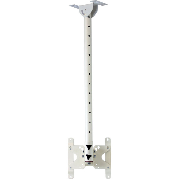ViewZ VZ-CM308W Telescopic Ceiling Mount, 3' to 8' Length, White - 3