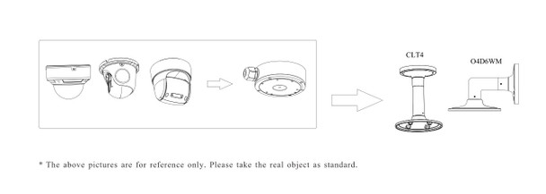 Speco CLT4 Ceiling Mount for O4D6M, O4DT6M,O8D6M,O4D7M, O4T7M - 2