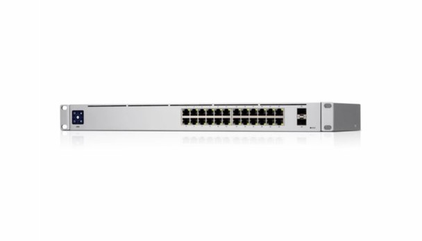 Ubiquiti USW-24 Fully Managed Layer 2 Switch with 24 Gigabit Ethernet Ports and 2x 1G SFP Ports for Fiber Connectivity - 3
