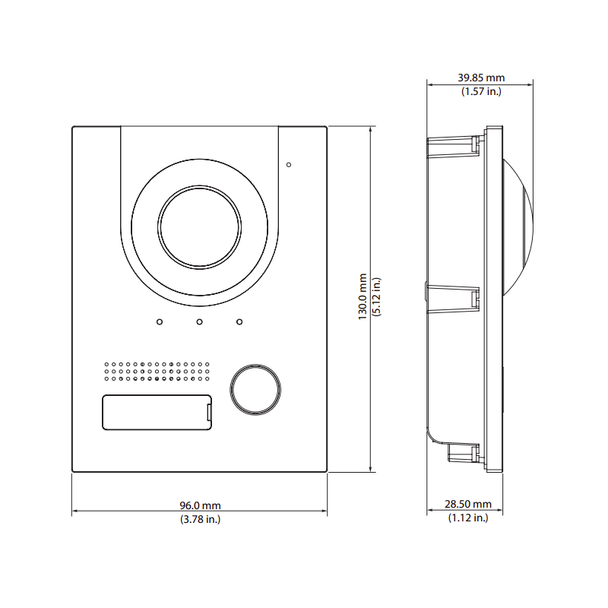 Dahua DHI-VTO2202F-P 2MP IP Outdoor Video Intercom Station