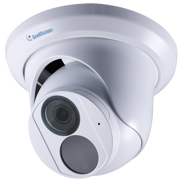 Geovision GV-EBD4701 4MP H.265 IR Eyeball Dome IP Security Camera with Super Low Lux, WDR Pro