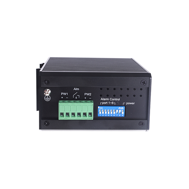 Geovision GV-PoE0410-E-V2 4-port Gigabit 802.3at and 2 Gigabit SFP Industrial PoE Switch