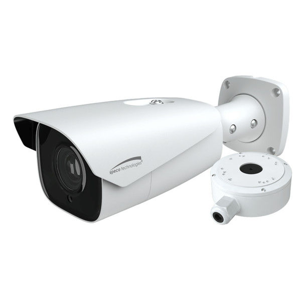 Speco O2BLP1M 2MP License Plate Recognition IP Security Camera with Motorized Lens, Captures up to 40mph - 1