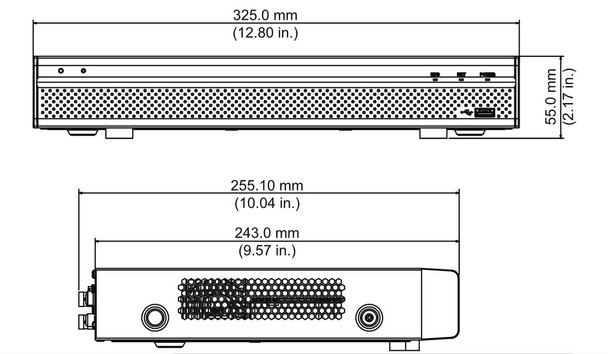 Dahua C542E42A 1080p 4-Camera HD-CVI Security Camera System with 2TB Storage, Outdoor Night Vision Turret Cameras - 5