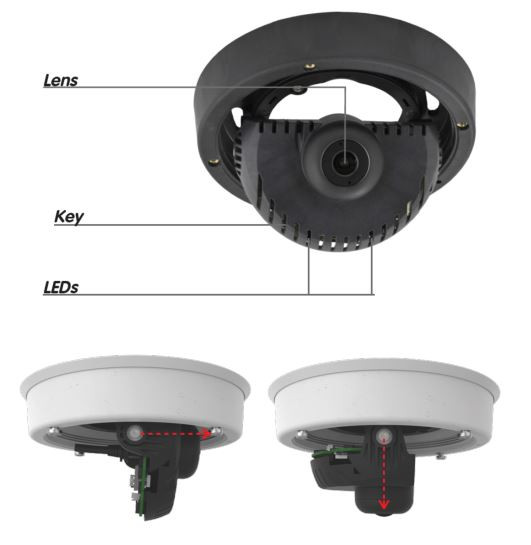 Mobotix Mx-v26B-6D Indoor Dome IP Security Camera