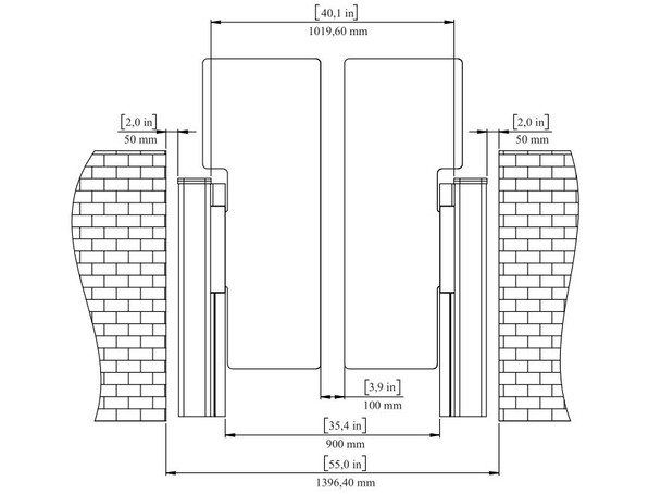 Speed Gate with One Tempered Glass Gate - 3