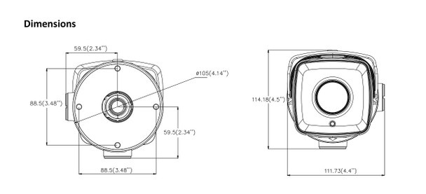 LTS CMIP9243-SZ 4MP Night Vision Bullet IP Security Camera, H.265+, 20x Optical Zoom, Long Range Lens
