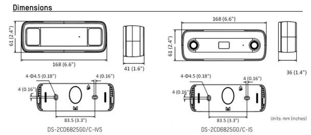Hikvision DS-2CD6825G0/C-IS 2MP IR Indoor Multi-sensor IP Security Camera for People Counting, H.254+, 2mm Fixed Lens, Built-in Microphone - 2