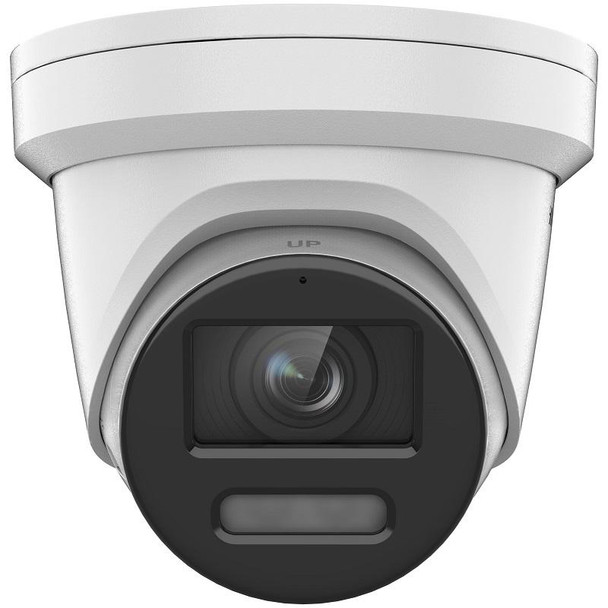 Hikvision DS-2CD2387G2-LU 2.8MM 8MP 4K Outdoor Turret IP Security Camera with Built-in Microphone, 2.8mm Fixed Lens, ColorVu, H.265+