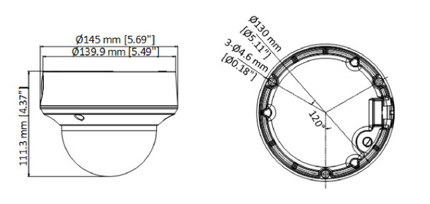 LTS CMHD3453D-ZFN 5MP Platinum Outdoor Night Vision Dome HD-TVI Security Camera with Motorized Lens - LTCMHD3453D-ZFN - 2