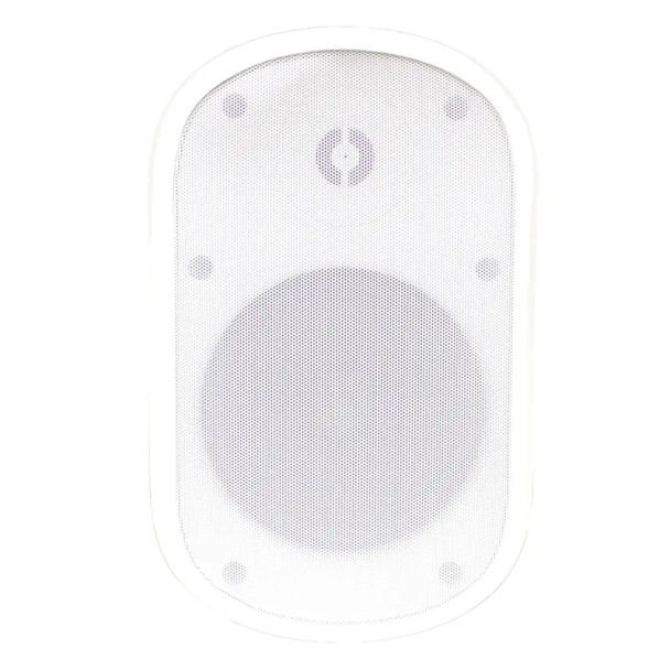 Speco SPCE8OTW 8" Contractor Elite Series Outdoor Wall-Mount Speaker, White, 70V - 1