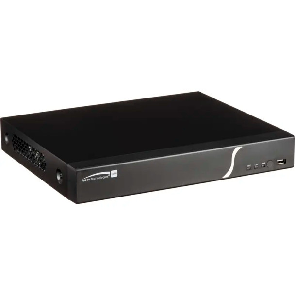Speco N8NRL 8 Channel 4K H.265 NVR with PoE and 1 SATA - 1