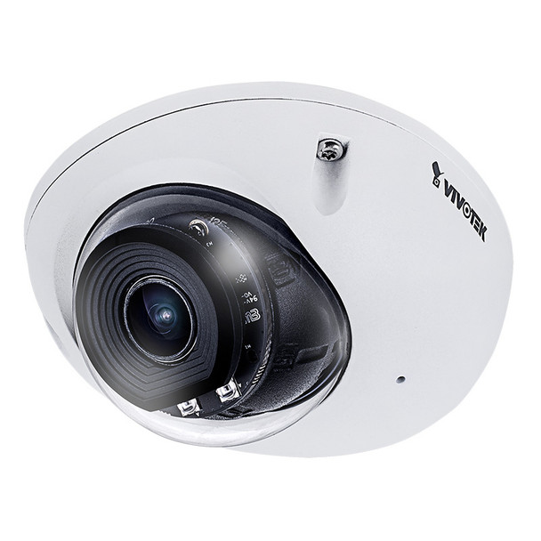 Vivotek MD9582-HF2 5MP H.265 Night Vision Outdoor Dome IP Security Camera with Built-in Microphone - 1