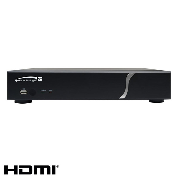 Speco D4VT3TB 4 Channel 1080p HD-TVI DVR Digital Video Recorder with 3TB HDD Storage