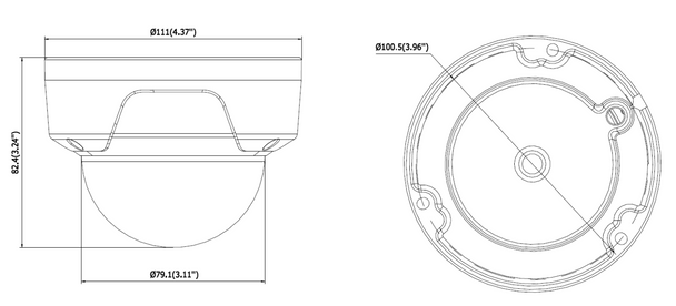 ACTi A71 4MP Outdoor Night Vision H.265 Dome IP Security Camera - 3