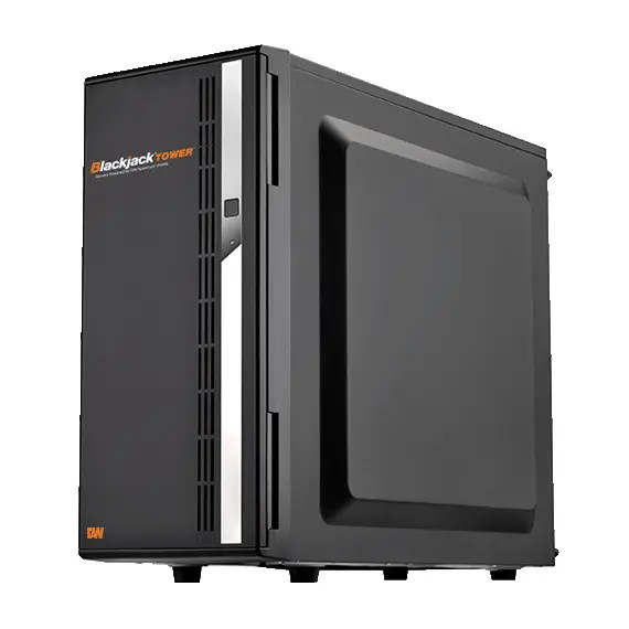 Digital Watchdog DW-BJTR71540T Blackjack Tower server with Intel Core i7 processor with RAID, 30TB Storage, RAID5 - 3