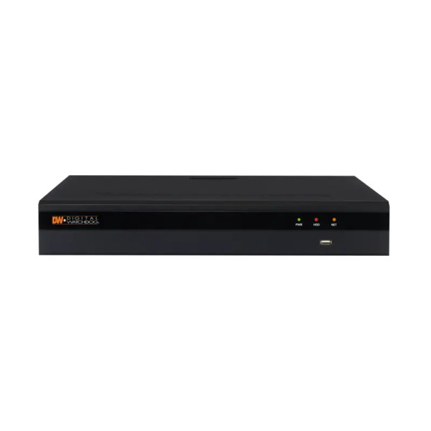 Digital Watchdog DW-VP123T8P 8-channel VMAX IP Plus PoE Network Video Recorder with 4 virtual channels, 3TB HDD included - 1