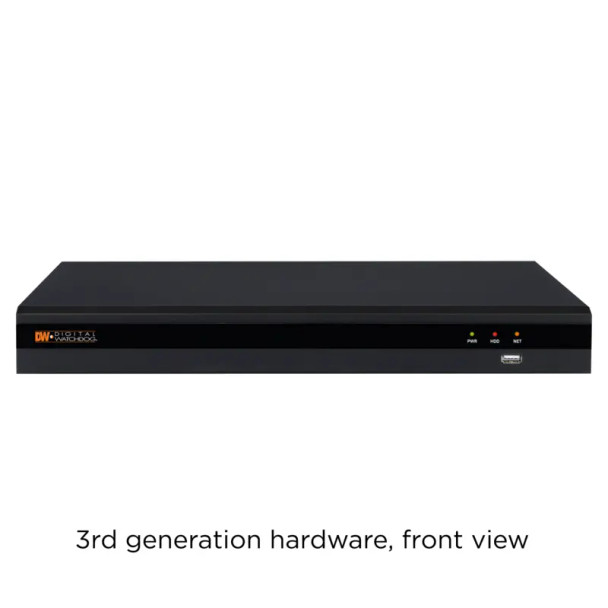 Digital Watchdog DW-VP932T4P 4-channel VMAX IP Plus PoE NVR with 5 virtual channels, 32TB HDD - 1