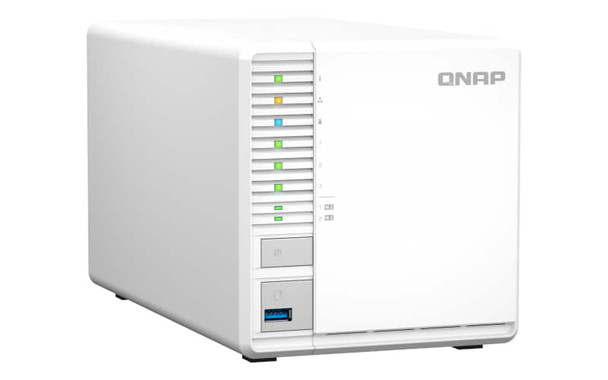 QNAP TS-364-4G-US High-performance 3-bay RAID 5 2.5GbE NAS with M.2 SSD