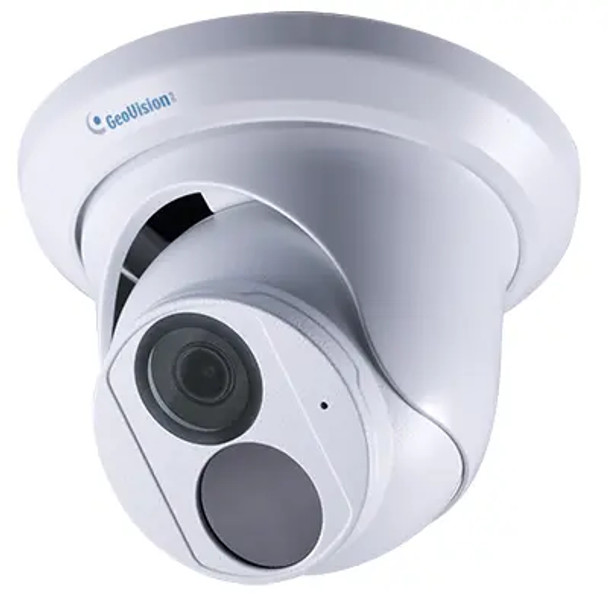 Geovision GV-EBD4704 4MP Night Vision Outdoor Eyeball IP Security Camera with Built-in microphone - 1