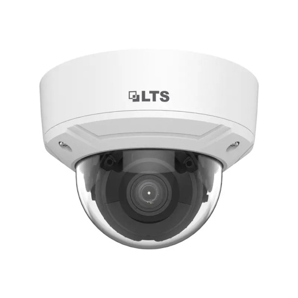 LTS CMIP7263W-SDZ 6MP Night Vision Outdoor Dome IP Security Camera, 4.3x Optical Zoom - LTCMIP7263W-SDZ - 1