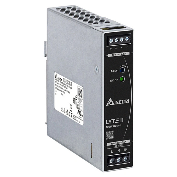 Vivotek DRL-48V120W1EN LYTE II DIN Rail Power Supply