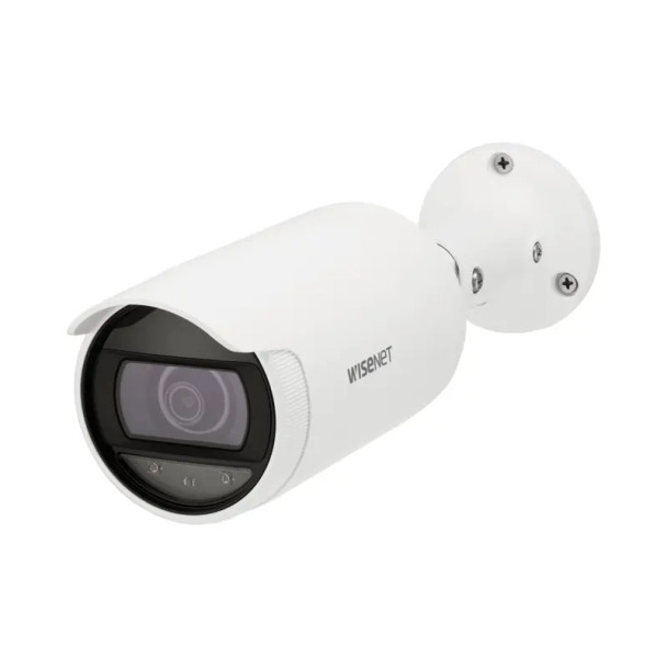 Samsung Hanwha ANO-L7082R 4MP Night Vision Outdoor Bullet IP Security Camera, 3.3-10.3mm Varifocal Lens - 4