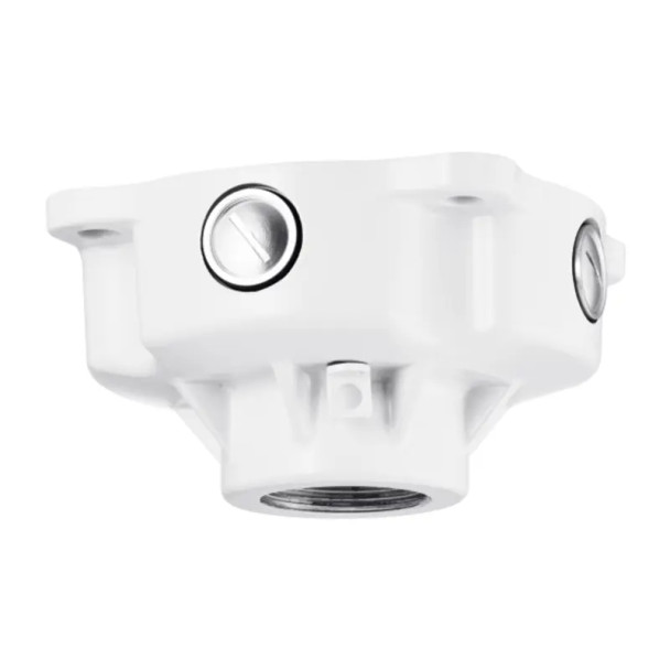 Samsung Hanwha SBP-302CMBW Back Box for Pendant Mount, White - 1