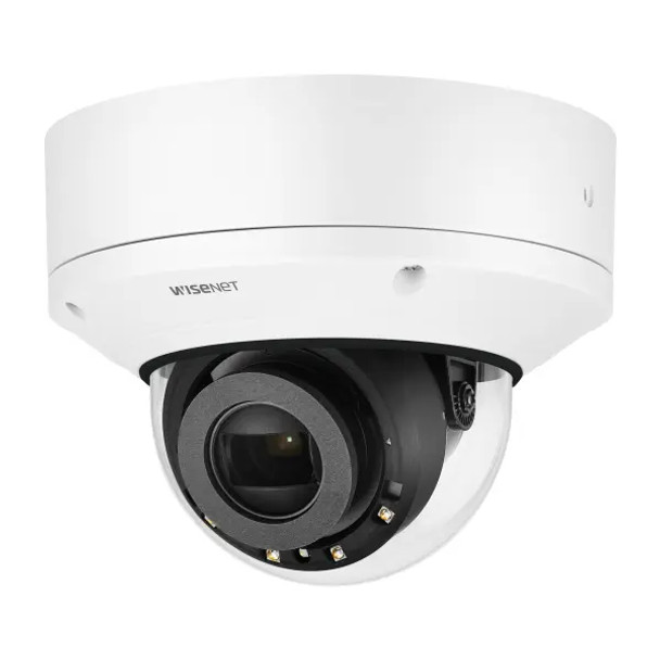 Samsung Hanwha XND-6081REV 2MP Night Vision Indoor Dome IP Security Camera with PoE Extender