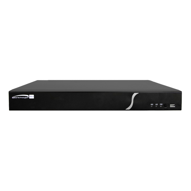 Speco H24HRLN16TB 24 Channel 4K Hybrid Digital Video Recorder, 16TB HDD - 1