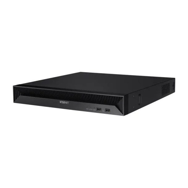 Samsung Hanwha QRN-1630S-2TB 16 Channel Network Video Recorder with Built-in PoE Ports, 2 TB HDD