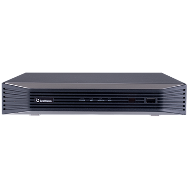 Geovision GV-SNVR0812-2TB 8 Channel H265 4K Network Video Recorder, 2TB HDD - 88-SNVR812-2TB