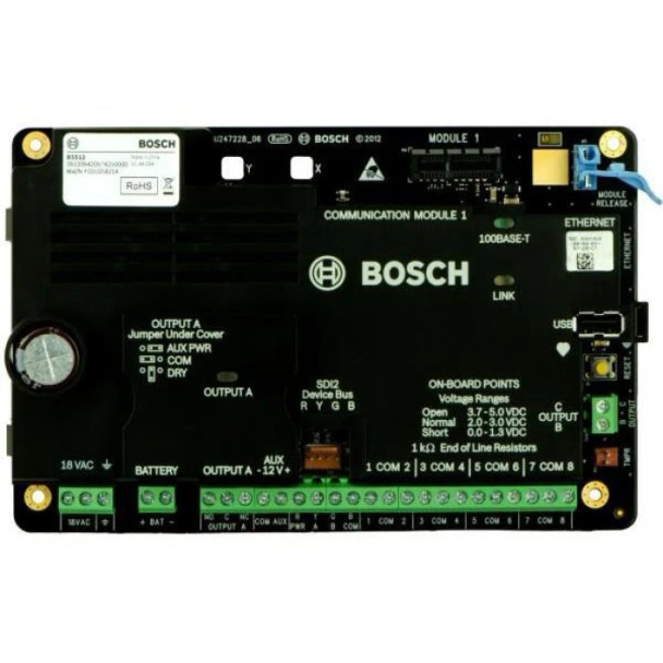 Bosch B5512-C 48 Points Control Panel Kit with Medium Enclosure and Transformer - 3