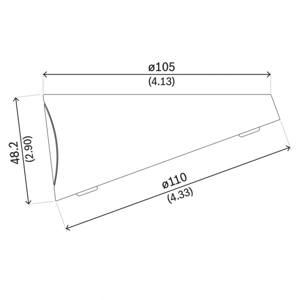 Bosch NDA-5081-TM Tilt mount 20 degree, 110mm - 2
