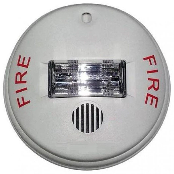 Bosch GCC24-CW Selectable Candela, Low Profile Evacuation Horn Strobe, White - 1