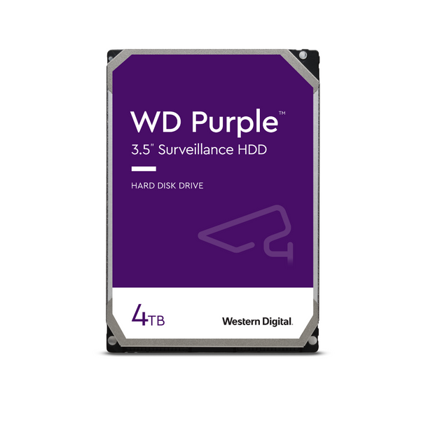 LTS DHWD42PURZ Western Digital Purple 4TB Surveillance Hard Drive, 5400 RPM Class SATA 6 Gb/s 256MB Cache 3.5 Inch