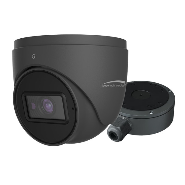 Speco O4FT1 4MP Night Vision Outdoor Turret IP Security Camera with 2.8mm Fixed Lens - 1