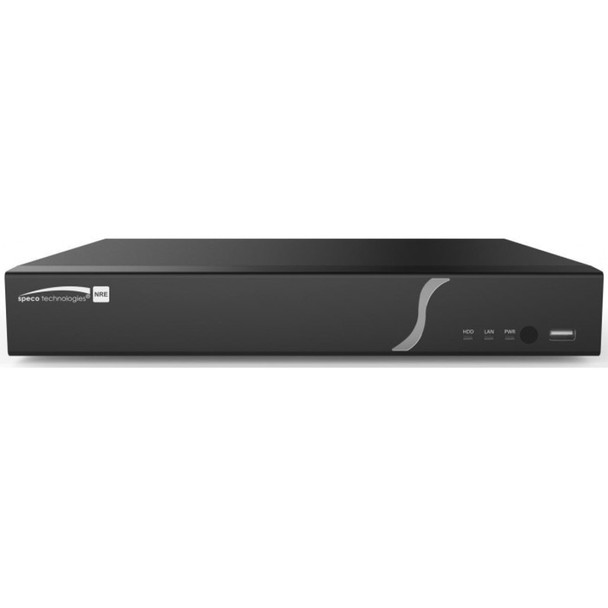 Speco N16NRE8TB 16 Channel 4K Network Video Recorder with Built-in 16 PoE Ports, 8TB HDD - 1