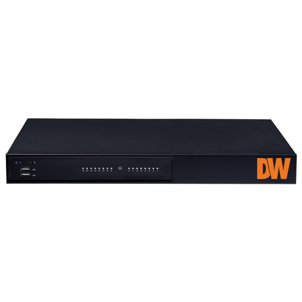 Digital Watchdog DW-BJCX16T-LX 24 Channel 80Mbps Network Video Recorder with 16 PoE Ports, 16TB HDD - 1