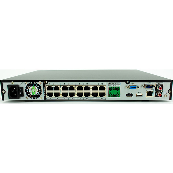 Dahua N42C3P 16 Channel PoE 4K NVR, HDD Not Included, Lite Series,Smart H.265+, 1U - 2 Dahua N42C3P 16 Channel PoE 4K NVR, HDD Not Included, Lite Series,Smart H.265+, 1U - 2