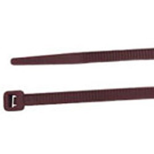 W Box 0E-WT8RP 8" 50 lb. Nylon Wire Ties, Plenum Rated, 100-Pack, Maroon
