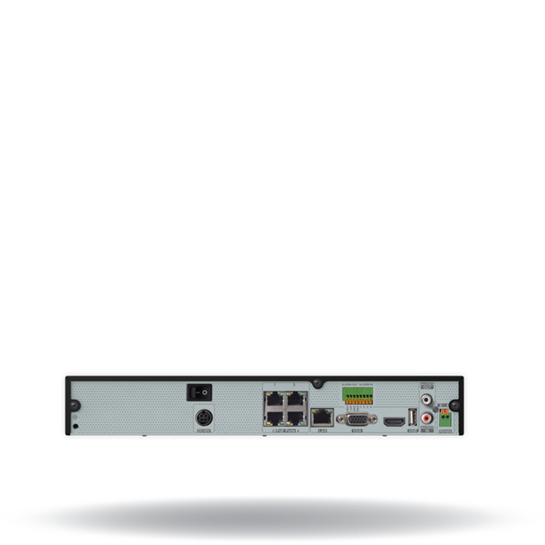 Digital Watchdog DW-VG492T4P VMAX IP G4 4-channel PoE NVR with 5 bonus channels, with 2TB Hard Drive Included - 2