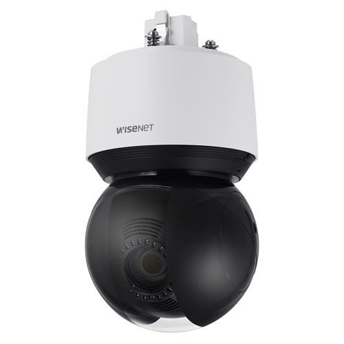 Samsung Hanwha XNP-6400/KAP X Series 2MP WDR PTZ Plus IP Security Camera, 40x Optical Zoom Lens, Black/Signal White, TAA Compliant