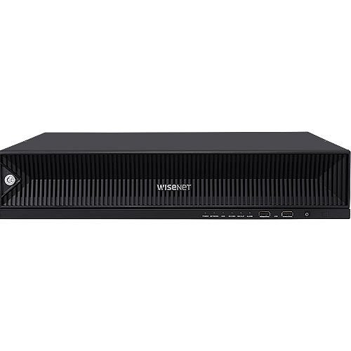 Samsung Hanwha XRN-6410RB2 X-Series 8K 64-Channel H.265 NVR, 400Mbps, 64TB HDD, Black