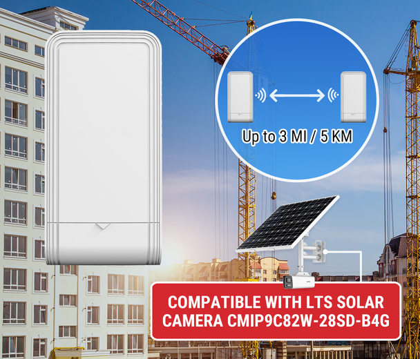 LTS LTWB-5AC-12, Wireless Bridge, Up to 3 miles wireless transmission distance - 3