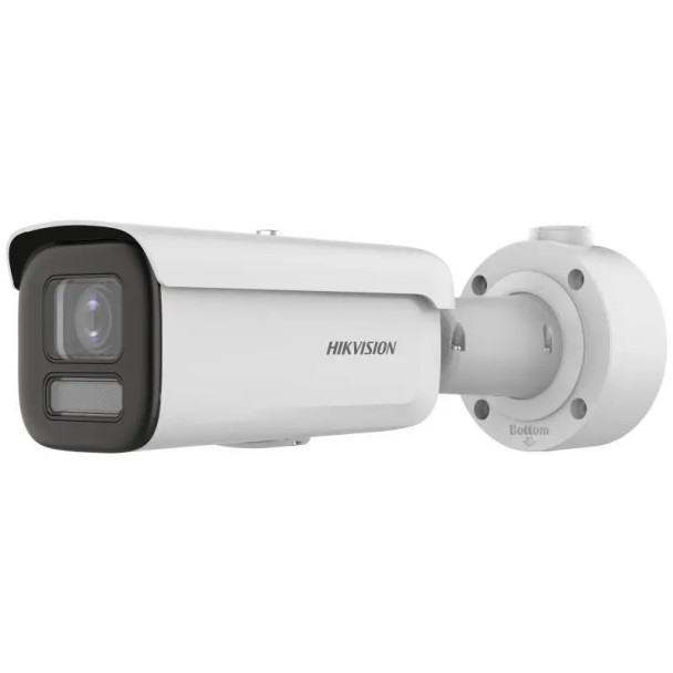 Hikvision DS-2CD3688G2T-LIZS 8MP ColorVu Smart Hybrid Light Outdoor Bullet IP Camera, 2.7~13.5mm Motorized Varifocal Lens, White - 1