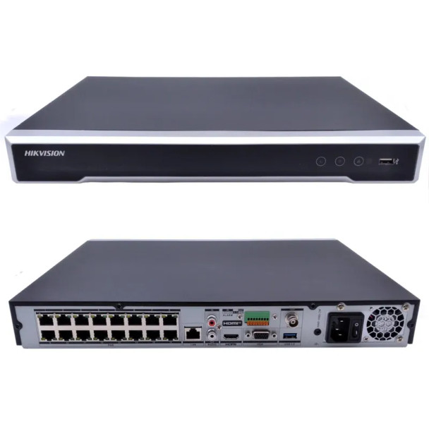 Hikvision DS-7616NI-M2/16P M Series 32MP 16-Channel Embedded Plug-and-Play NVR, No Hard Drive Included - 4